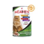 Meaoon Cat Food Tin – Beef And Vegetables With Pate