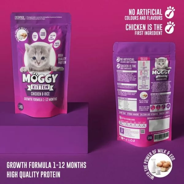 Moggy Kitten Food – 1 KG - Image 2