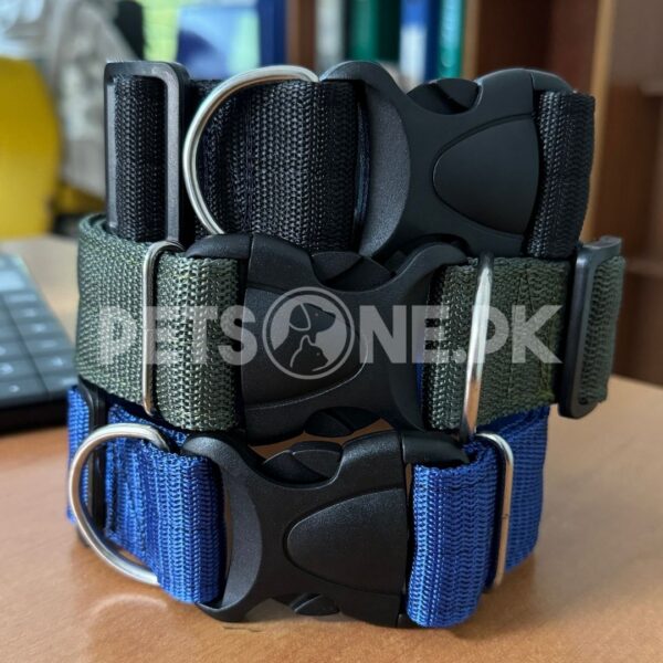 Nylon Dog Collar With Plastic Clip Lock - Image 2