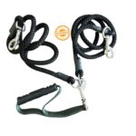Nylon Rope Dual Dog Walk Leash 6 Feet
