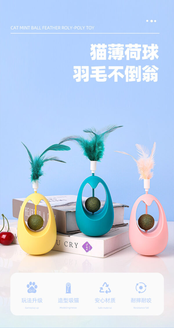 Funny Interactive Cat Toy With Catnip - Image 5