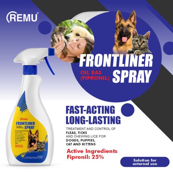 Remu Frontliner – Tick and Flea Spray - Image 5