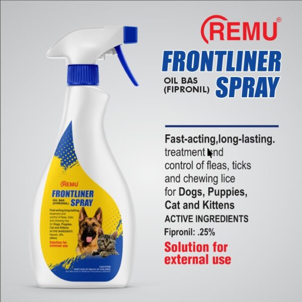 Remu Frontliner – Tick and Flea Spray - Image 3