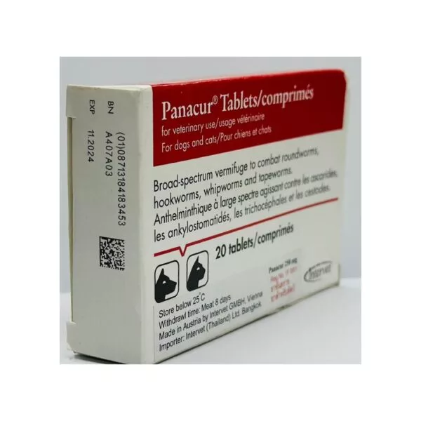 Panacur Deworming Tablet For Cats And Dogs (1 Tablet) - Image 2