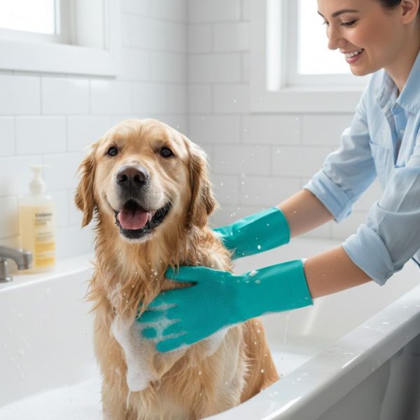 Pet Cats/Dogs Bathing Grooming Gloves - Image 3