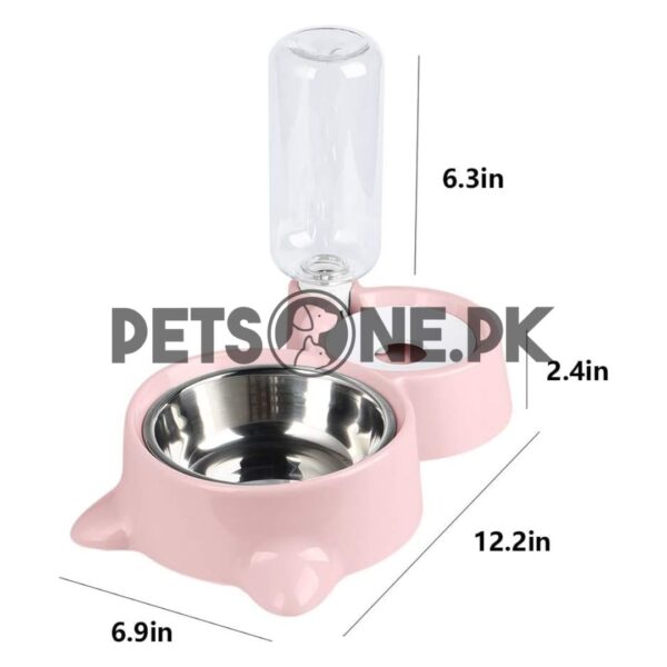 Pet Food and Water Dispenser (Design J) - Image 3