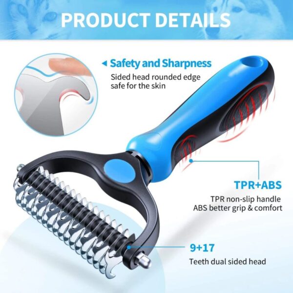 Pet Hair Dematting Comb - Image 3