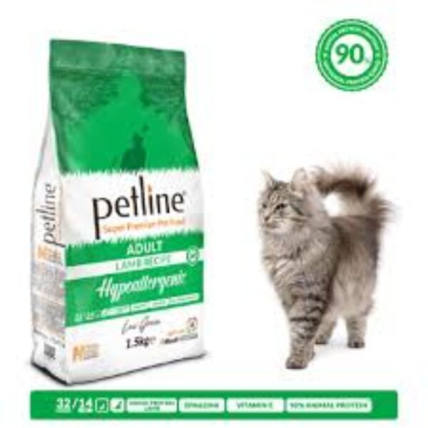 Petline Super Premium Hypoallergenic Adult Cat – Lamb – 1.5 KG - Image 4