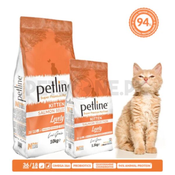 Petline Super Premium Kitten Salmon Selection - Image 2