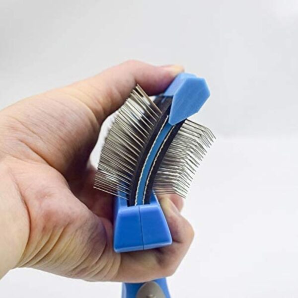 Pets Comb Dual Sided Slicker Brush For Cats And Dogs - Image 4