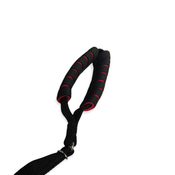 6.5 Feet Nylon Belt and Chain Leash with Choke Chain Collar – 3 in 1 - Image 8