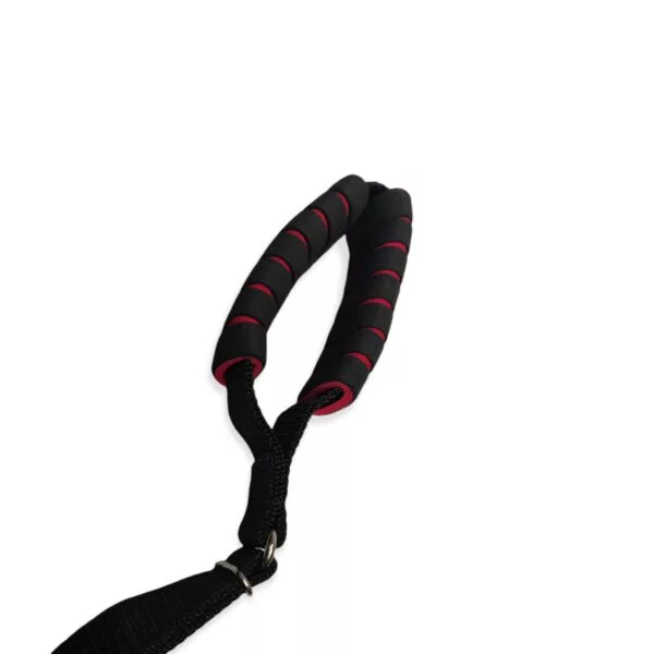 6.5 Feet Nylon Belt and Chain Leash with Choke Chain Collar – 3 in 1 - Image 8