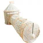 Premium Indoor Home Foldable Soft Cat Tunnel Tubes  – Castle