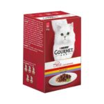 Purina Gourmet Mon Petit Wet Cat Food (Beef, Chicken and Lamb 6 x 50g)