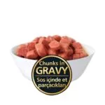 Bonnie Adult Cat Food Tin  – Beef Chunks In Gravy - Image 2