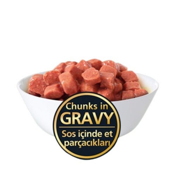 Bonnie Adult Dog Food Tin  – Lamb Chunks In Gravy - Image 2