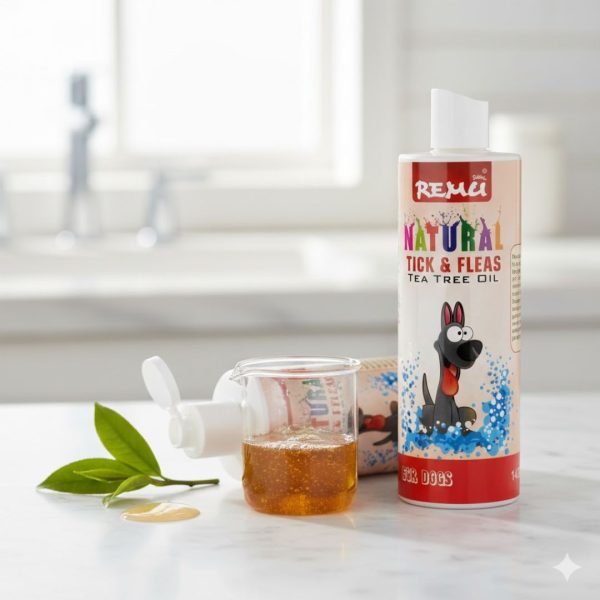 Remu Natural Tick & Flea Shampoo with Tea Tree Oil - Image 5