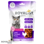 Royalist Cat Liver Chicken Bites – 80 GM