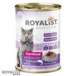 Royalist Wet Food Chunk Cat Salmon for Neutered Cats / Cat Tin – 400 GM