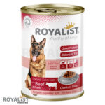 Royalist Food Wet Chunk Dog Beef / Dog Tin – 400 GM