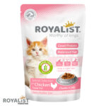 Royalist Wet Food Pouch for Cats/Kitten Chicken – 85 GM