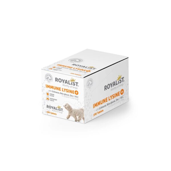 Royalist Immune Lysine – Dog 50g/100 Tablets - Image 2