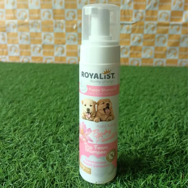 Royalist Puppy Dry Foam Shampoo Baby Powder – 200 ML - Image 2