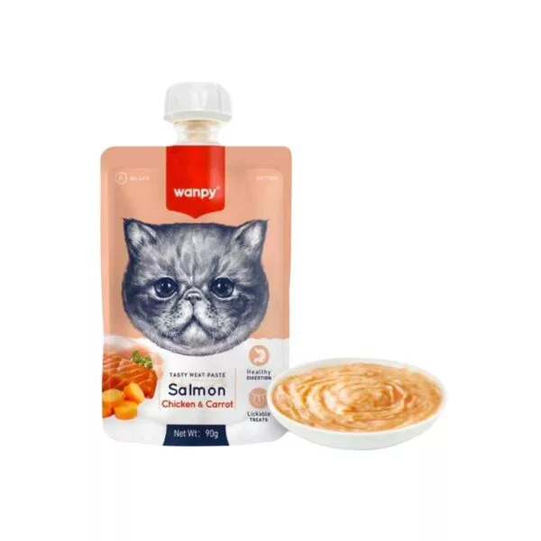 Wanpy Wet Food / Lickable Treat in Tube – 90 GRAMS - Image 3