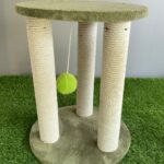 Scratching Post For Cats – 3 Pole Round Top Design - Image 2