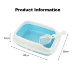 Semi-Enclosed Litter Tray With Strainer - Image 3