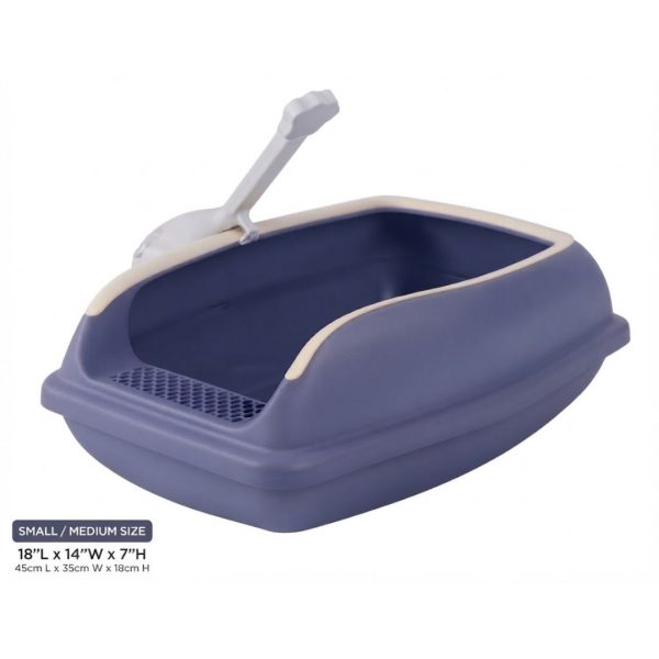 Semi-Enclosed Litter Tray With Strainer - Image 3