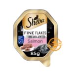 Sheba Fine Flakes In Jelly With Salmon – 85 Gram