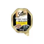Sheba Fine Flakes Tray In Jelly With Chicken – 85 Gram