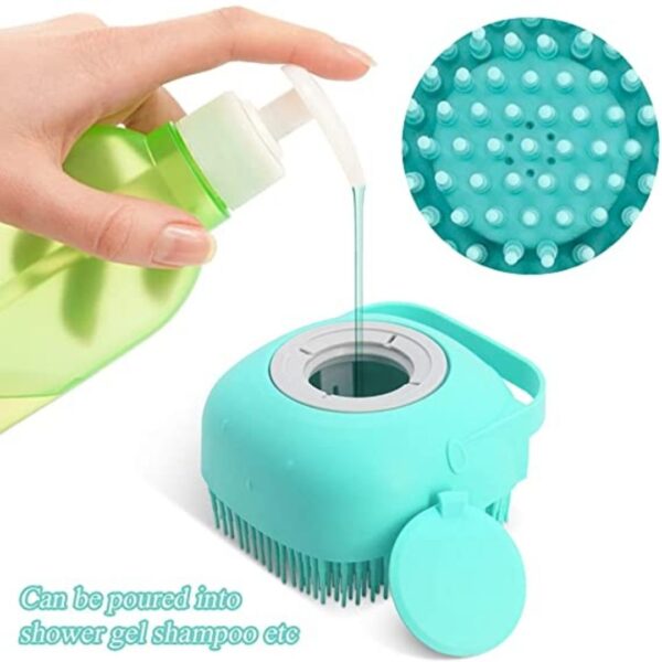 Silicone Bathing Brush for Cats Dogs / Pets Silicone Bath Shampooo Brush - Image 3