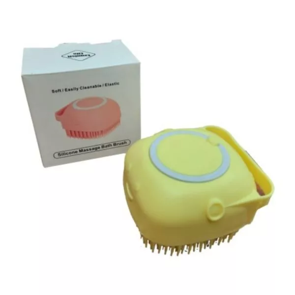Silicone Bathing Brush for Cats Dogs / Pets Silicone Bath Shampooo Brush - Image 4