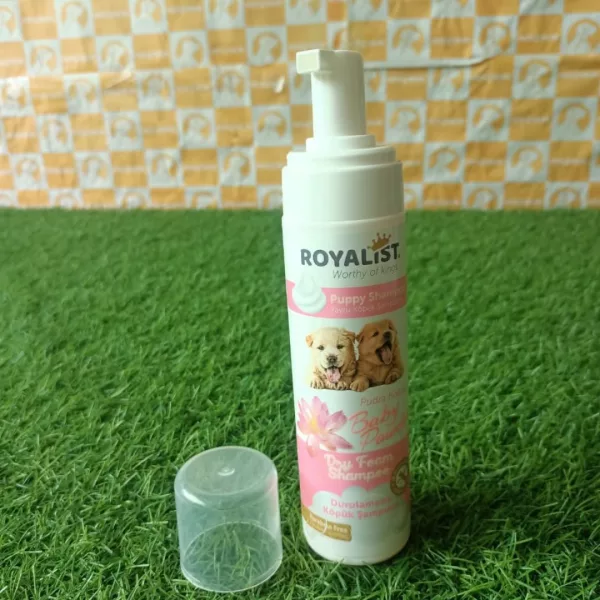 Royalist Puppy Dry Foam Shampoo Baby Powder – 200 ML - Image 3