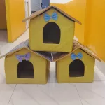 Soft Indoor House Cum Bed/ Cat Dog House / Bow Design - Image 5