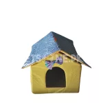 Soft Indoor House Cum Bed/ Cat Dog House / Bow Design - Image 4