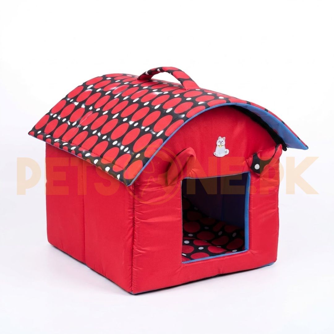 Soft Indoor House Cum Bed Cat Dog House Soft Indoor House Cum Bed/ Cat Dog House / Pet House - Image 1
