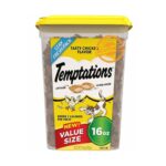 Whiskas Temptations Classic Crunchy Cat Treat Chicken Mega Tub