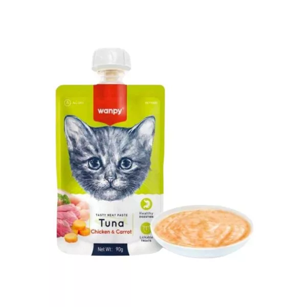 Wanpy Wet Food / Lickable Treat in Tube – 90 GRAMS - Image 2