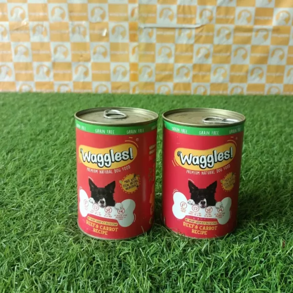 Waggles Grain Free Canned Food for Dogs – Beef n Carrot - Image 3