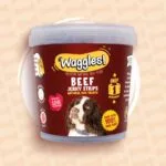 Waggles Jerky Strips Beef – Dog Treats 100g - Image 3
