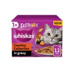 Whiskas 1+ Pouches Country Collection In Gravy – 12 Pouch Box