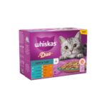 Whiskas 1+ Pouches Duo Surf Turf In Jelly – 12 Pouch Box