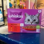Whiskas 1+ Pouches Meaty Meals In Jelly – 12 Pouch Box