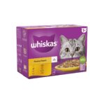 Whiskas 1+ Pouches Poultry Feast in Jelly – 12 Pouch Box