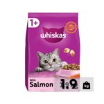 Whiskas 1+With Salmon Tasty Filled Pockets -1.9 KG