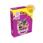 Whiskas 2-12 Months Kitten Complete Chicken Dry Cat Food – 825 Gram Box