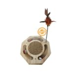 Wooden Cat Playing Track Tower Hexagon Shape - Image 2